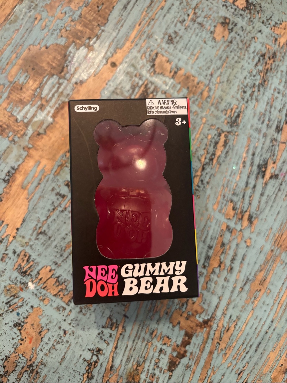 Nee Doh Gummy Bear Stress Toy - Purple